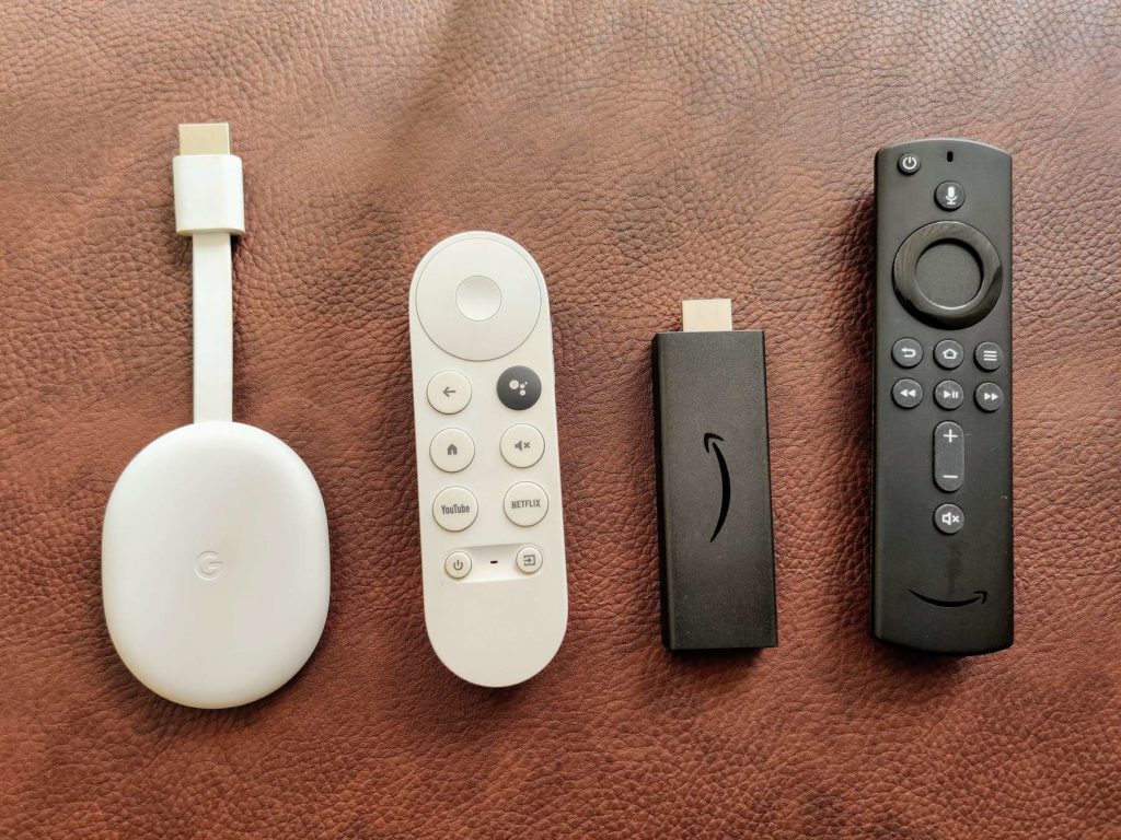 Chromecast with Google TV vs Fire TV stick