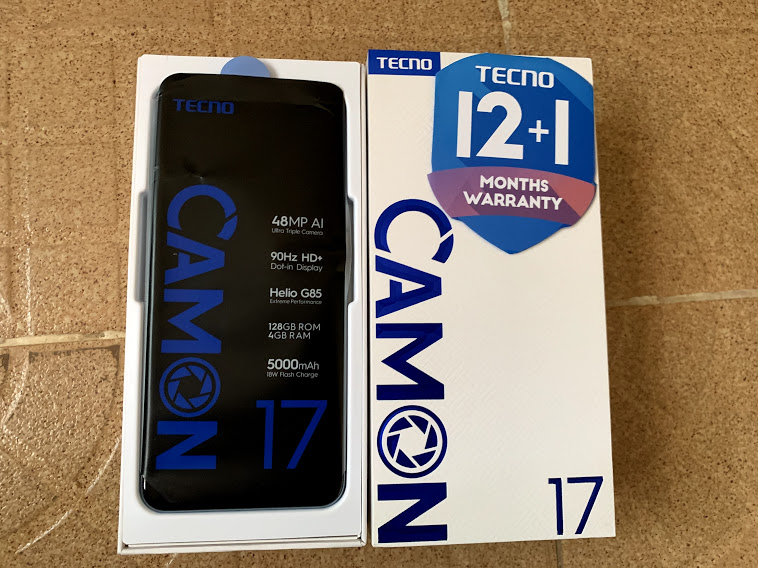 Camon 17 unboxing