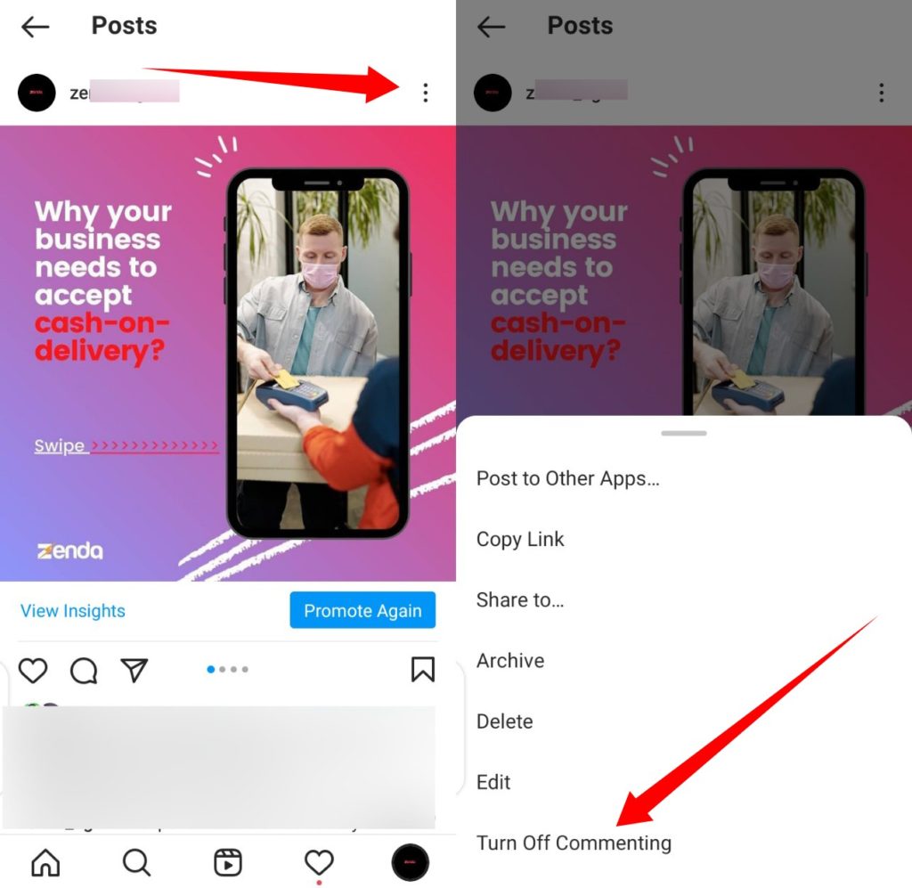 Disable Comments Facebook
