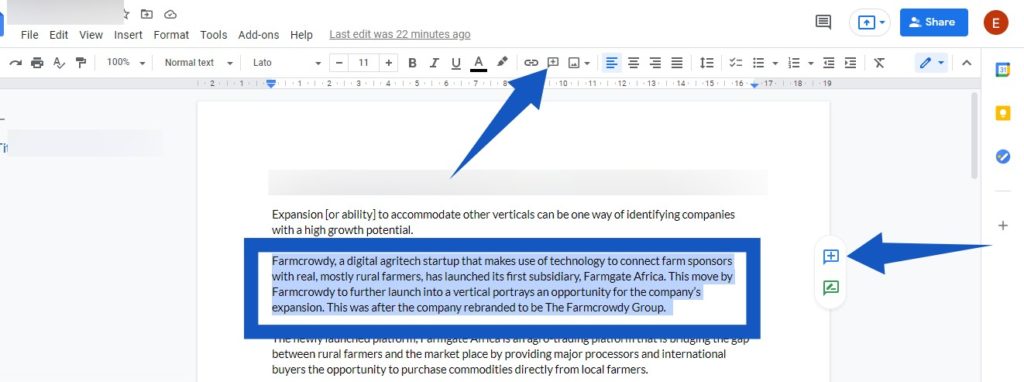 Collaborate on Google Docs