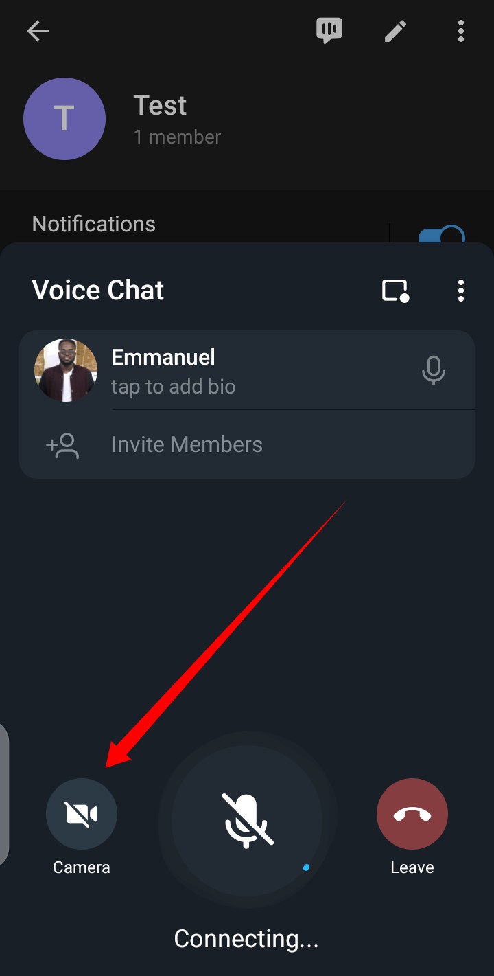 Group Video Call on Telegram