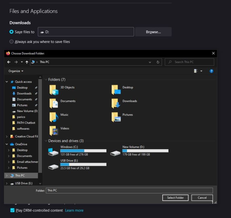 How to Set Your Download Folder Location on Windows - Dignited