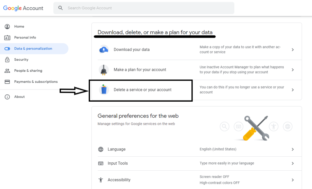 How to Delete Your Google Account or Gmail Account Only - 27
