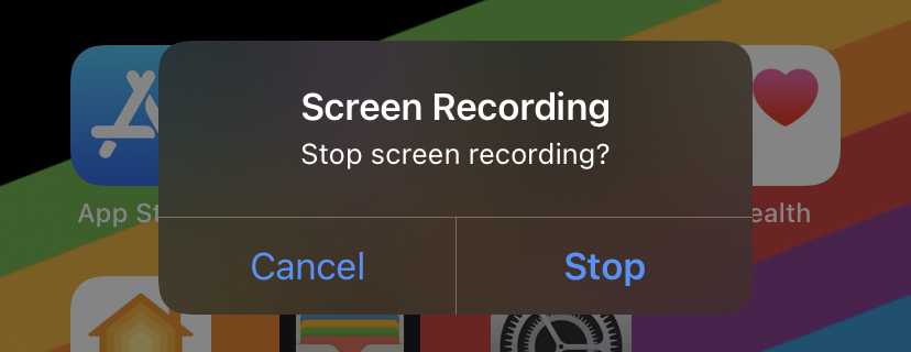 record screen iPhone