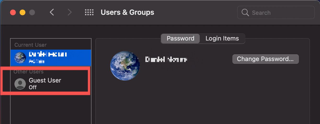 how to create guest profile on macbook air