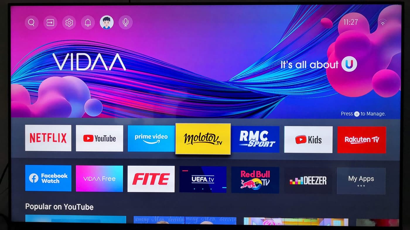 Top streaming services available on Hisense