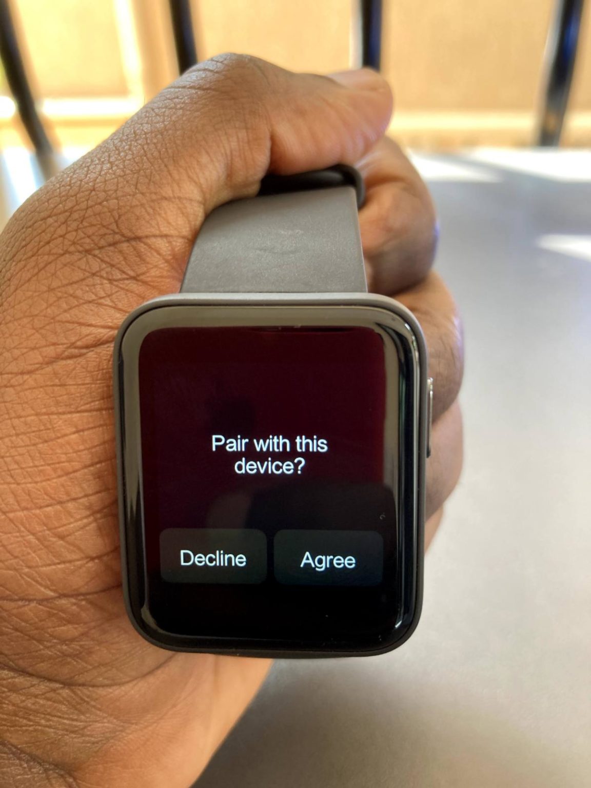 mi watch pairing