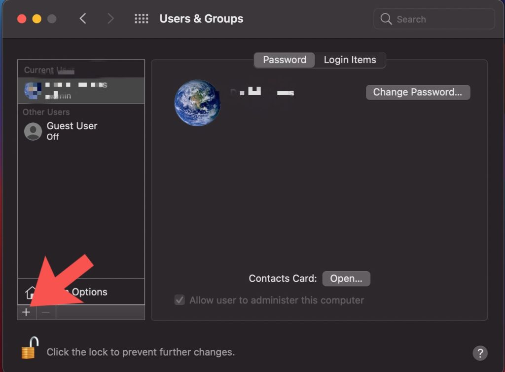 create multiple user accounts Mac