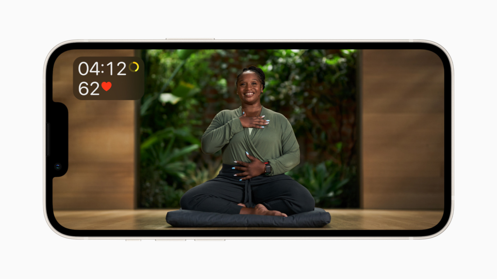 Apple fitness+ meditation