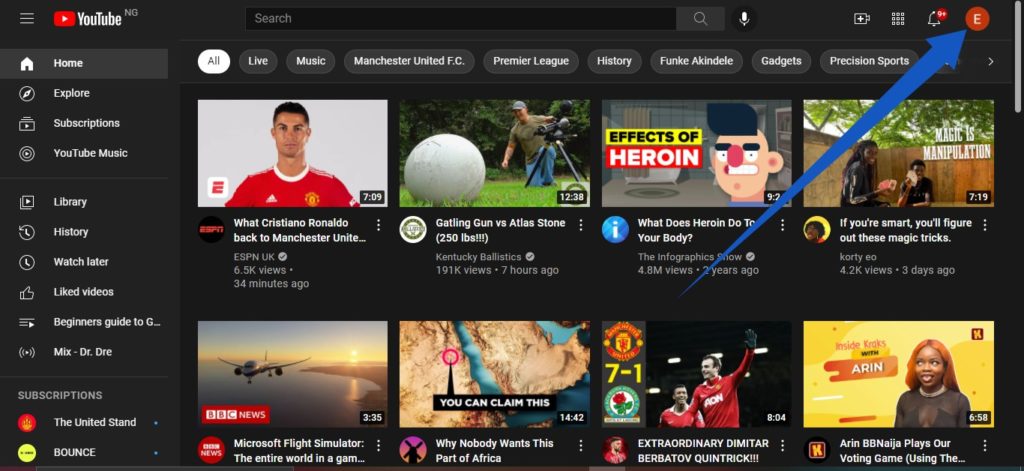 YouTube Language