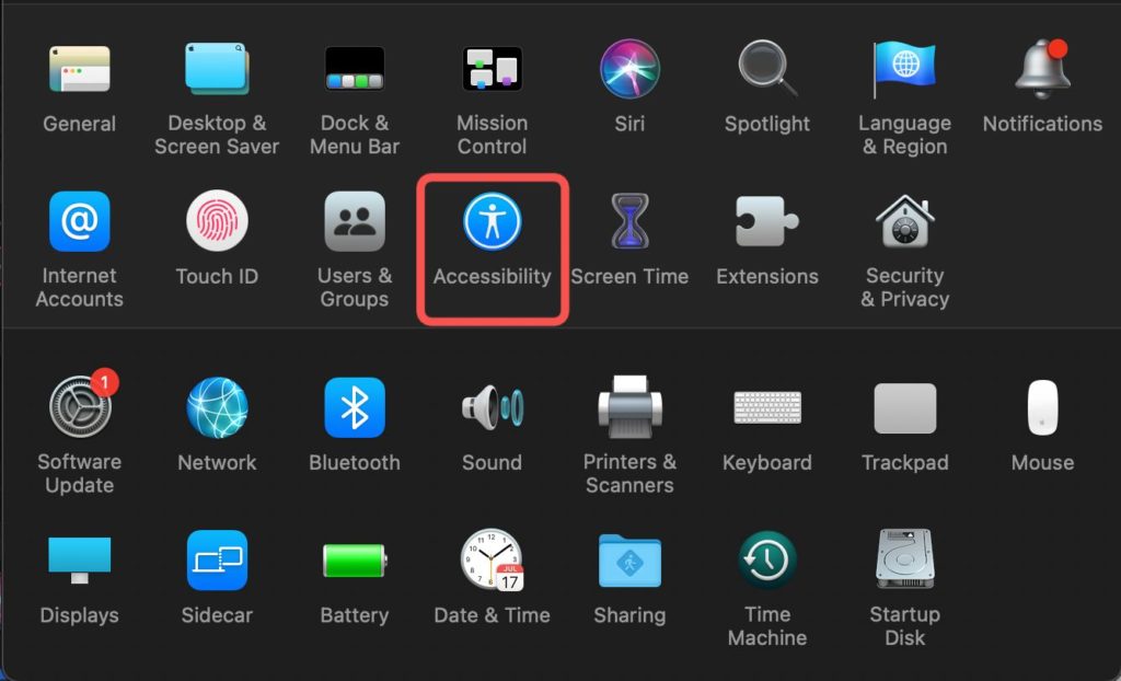 Accessibility macbook