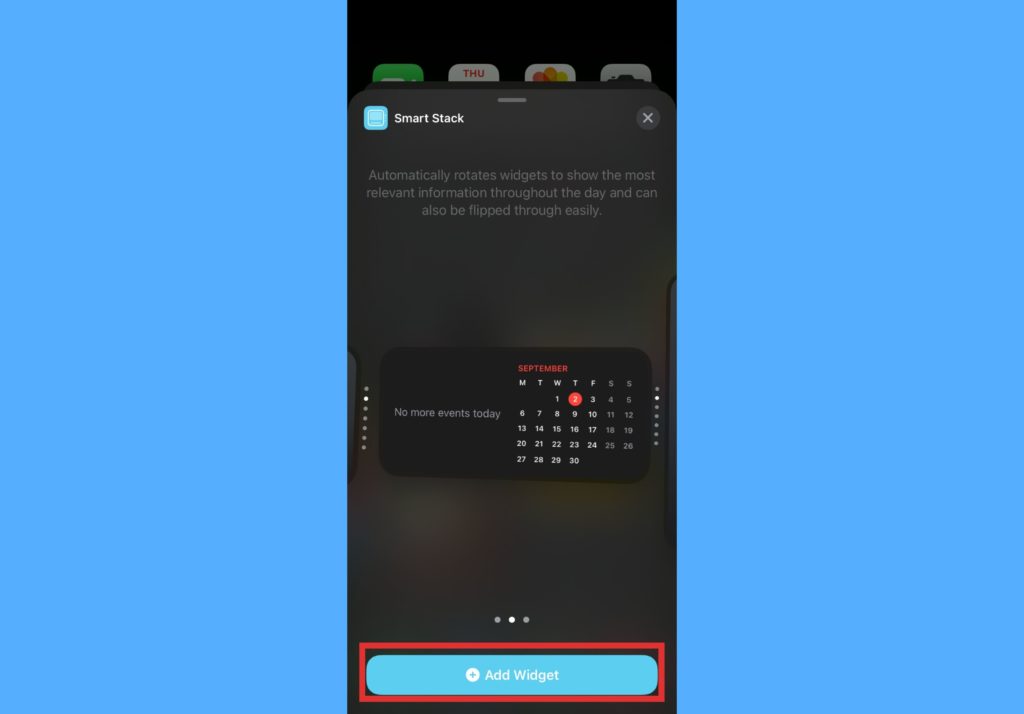 add widgets to iPhone home screen