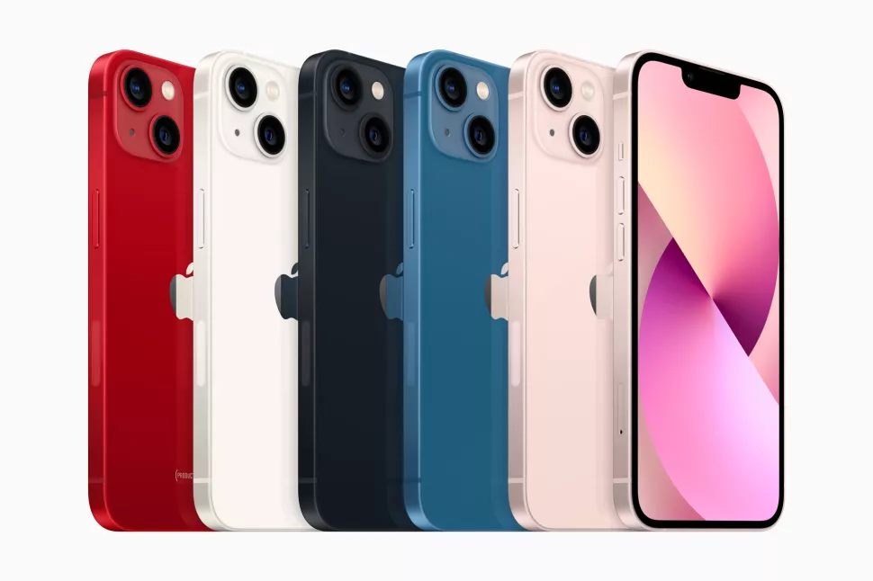 iphone 13 and 13 mini colors