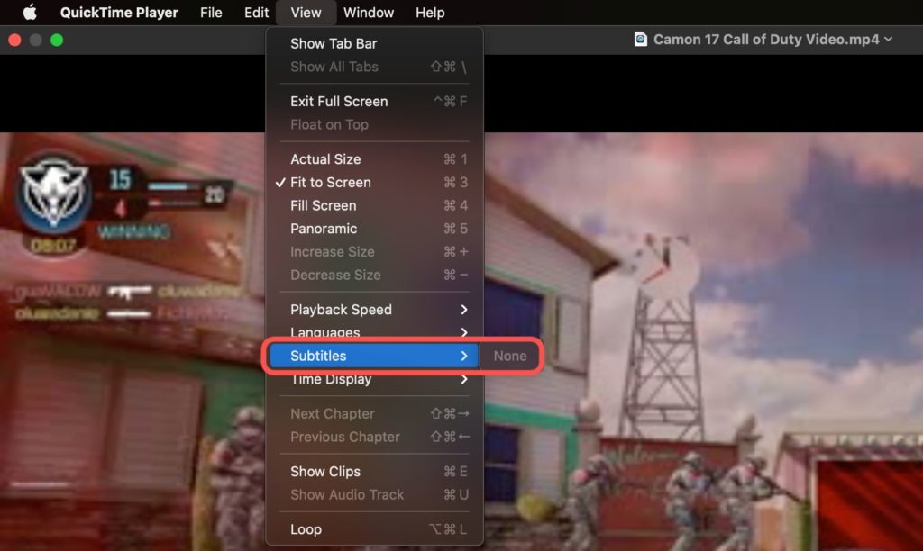 quick player subtitles mac