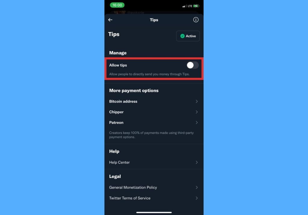 Turn on Twitter Tips
