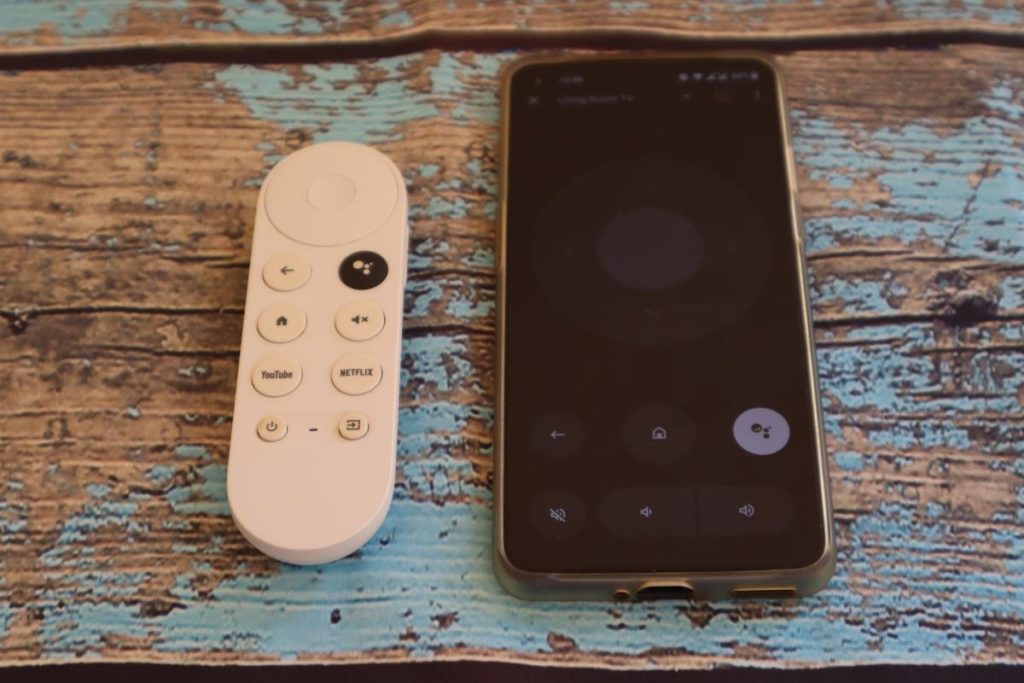 Chromecast 2020 remote and virtual Google TV remote