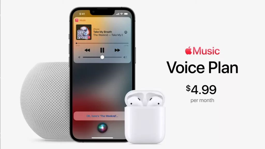 Apple Music voice plan