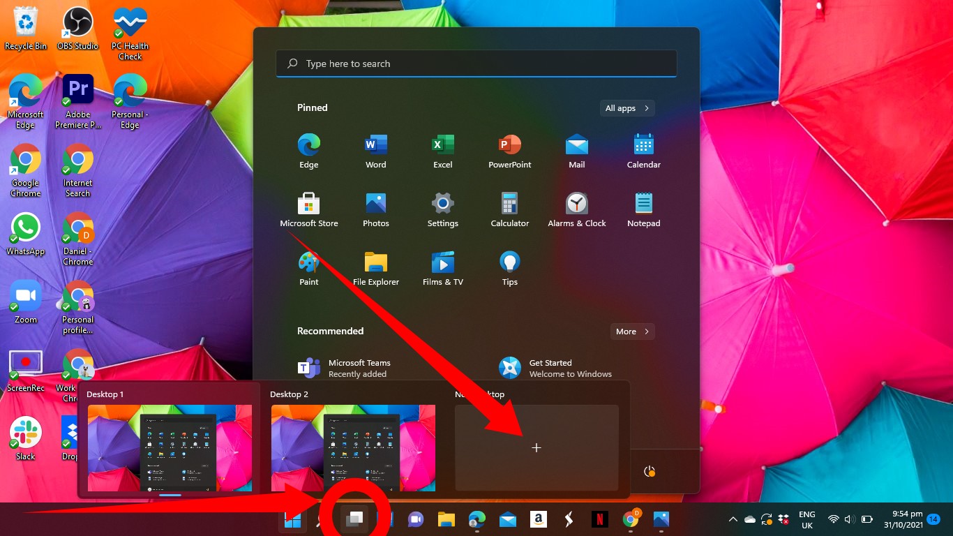 windows 11 multiple desktops keyboard shortcuts