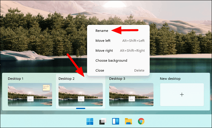 Multiple Desktops in Windows 11 - 91