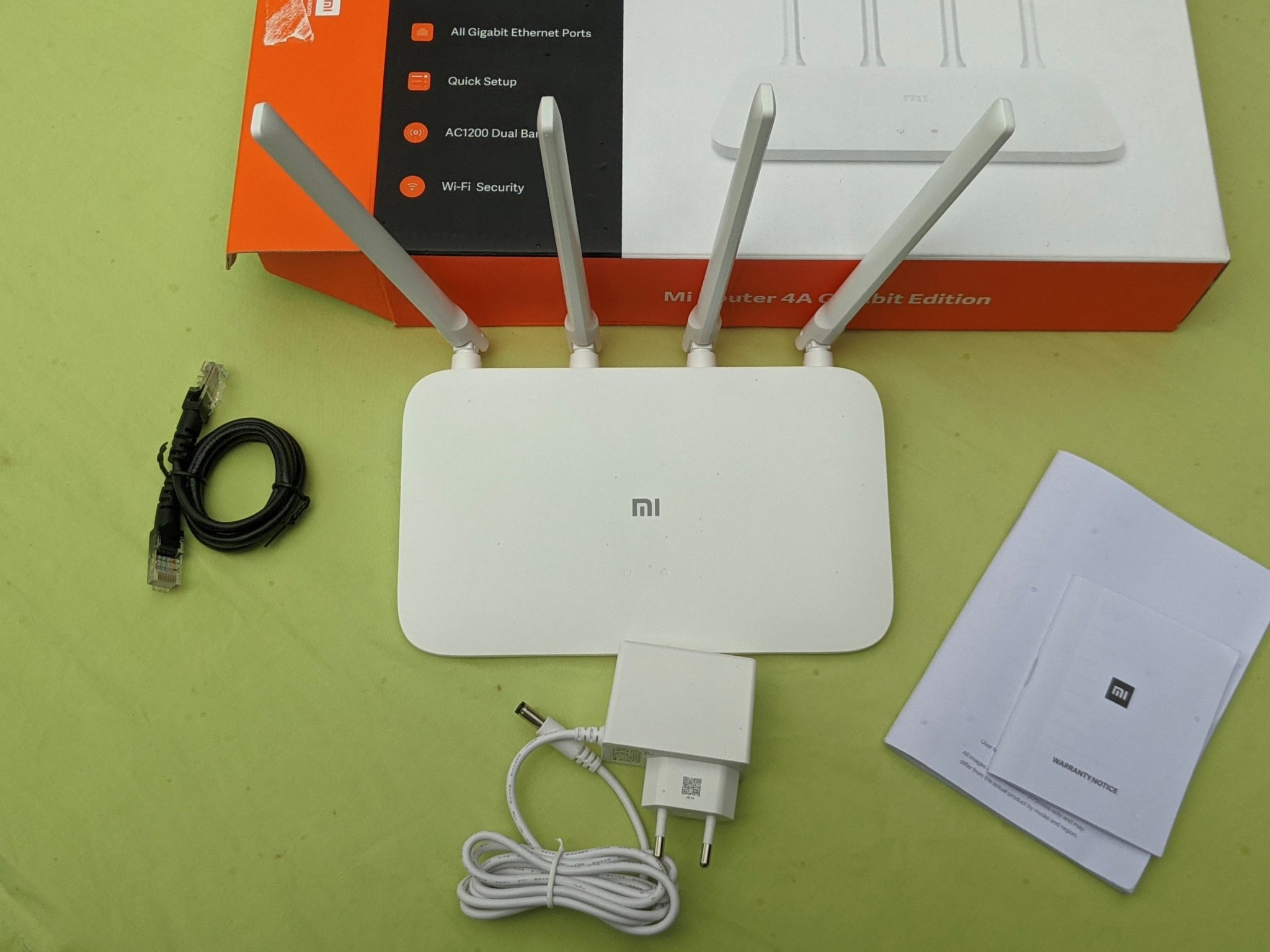 Mi Router 4A Gigabit Edition: Unboxing and Setup - Dignited