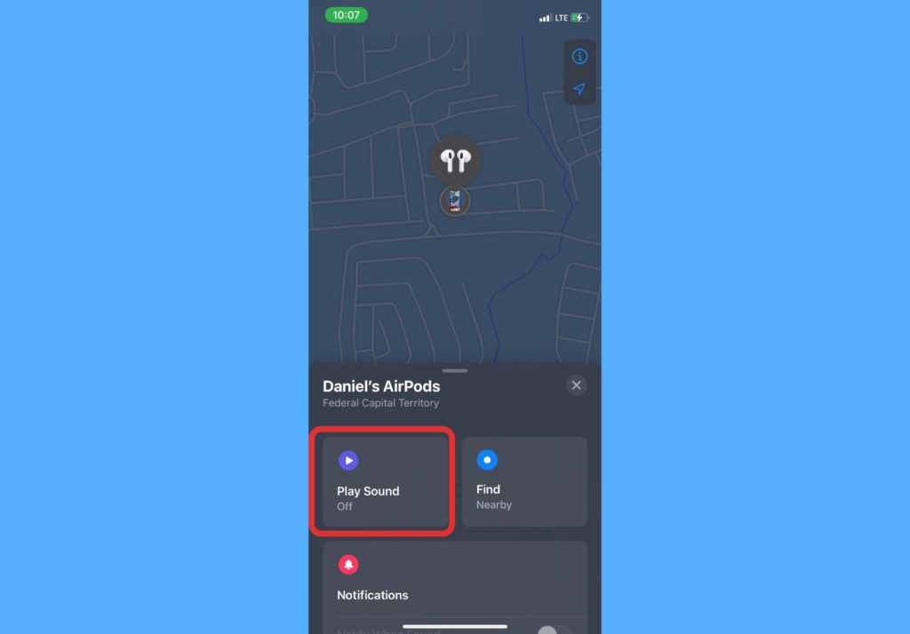 find airpods with iPhone