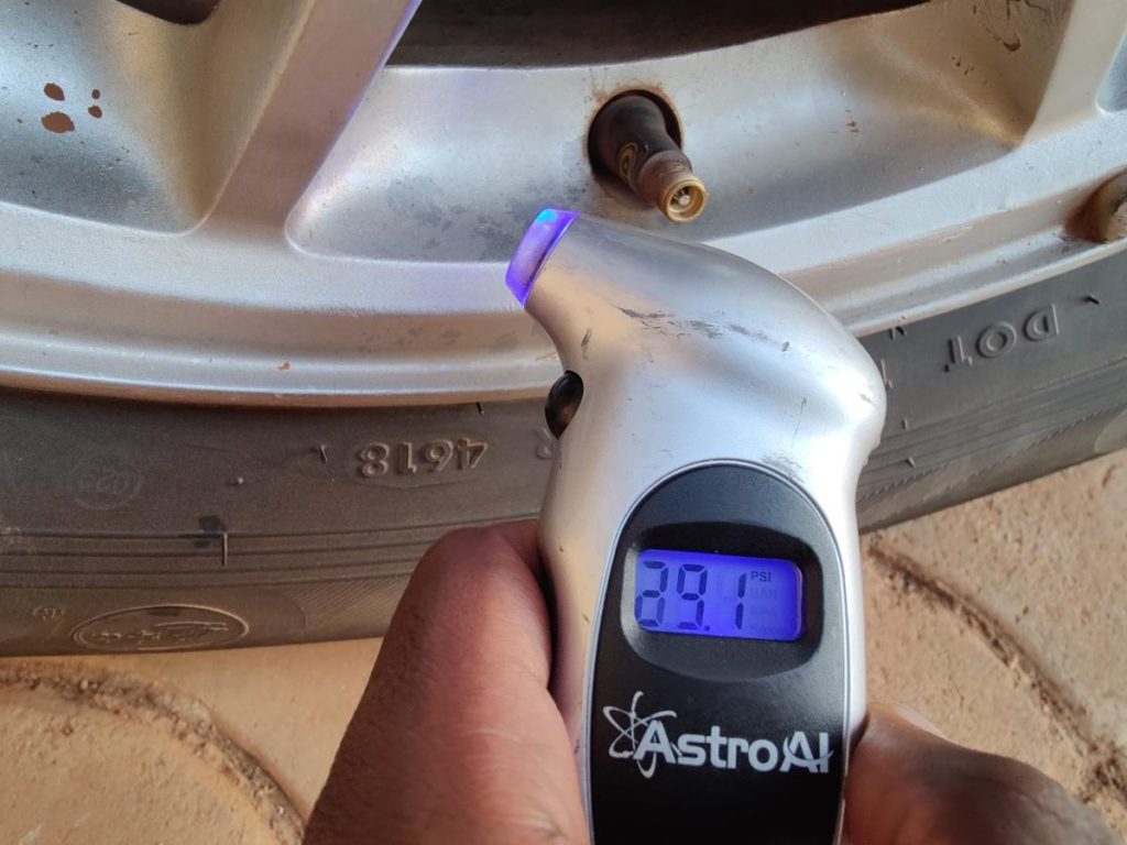 AstroAI digital tire pressure gauge