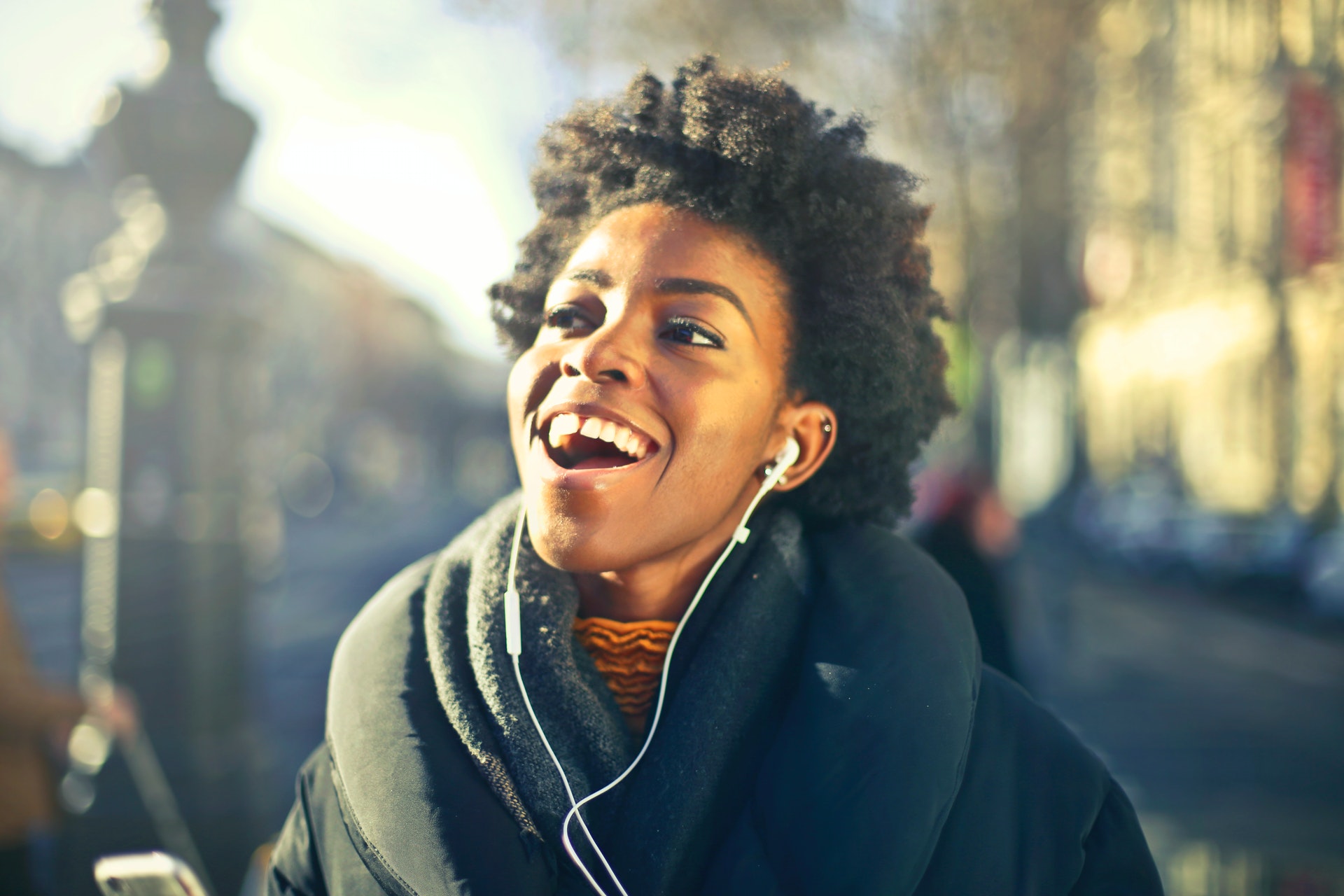 In-ear headphones | Photo by Andrea Piacquadio from Pexels