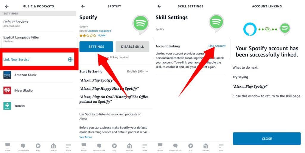 Spotify Amazon Echo Dot