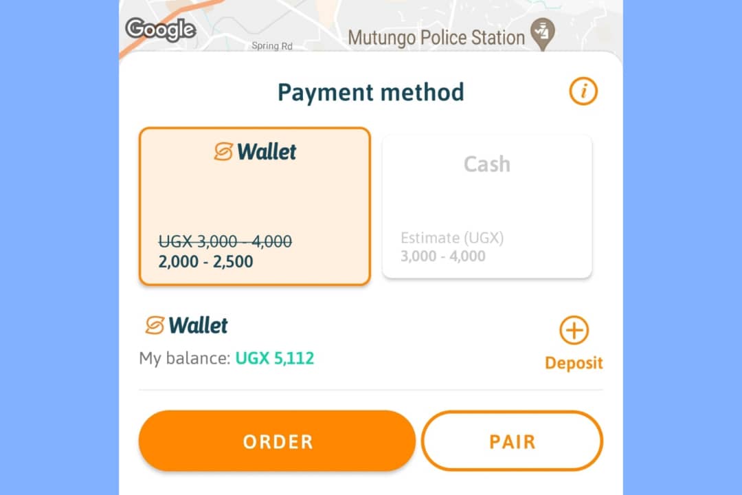 How to use SafeBoda Cashless