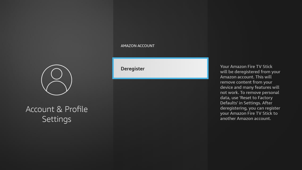How to remove an Amazon Account from Fire TV and deregister devices ...