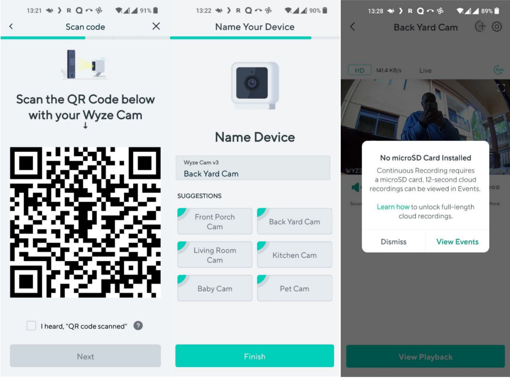 Camera does not scan the QR code – Wyze