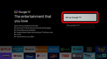 Finally a clean homescreen on my Android / Google TV! The free app is called Projectivy Launcher and can change the default launcher via the accessibility service, even if you press the