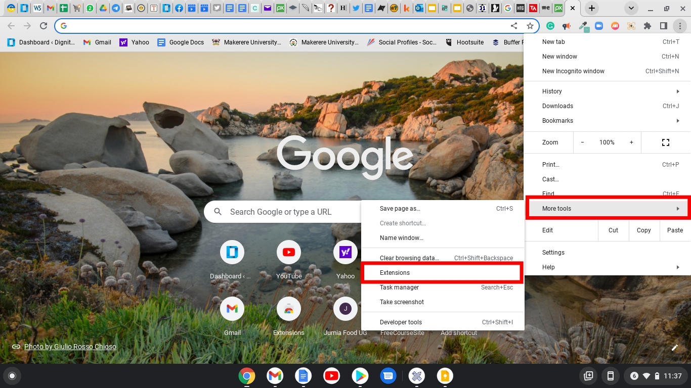 Chrome extensions