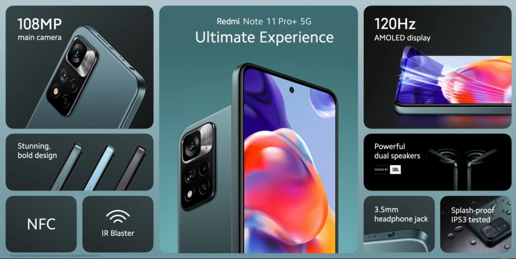 Xiaomi Redmi Note 11 Pro 5G 128GB/8GB Price in Kenya