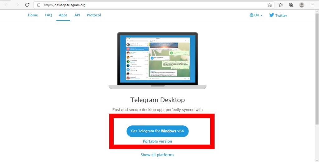 Telegram For PC
