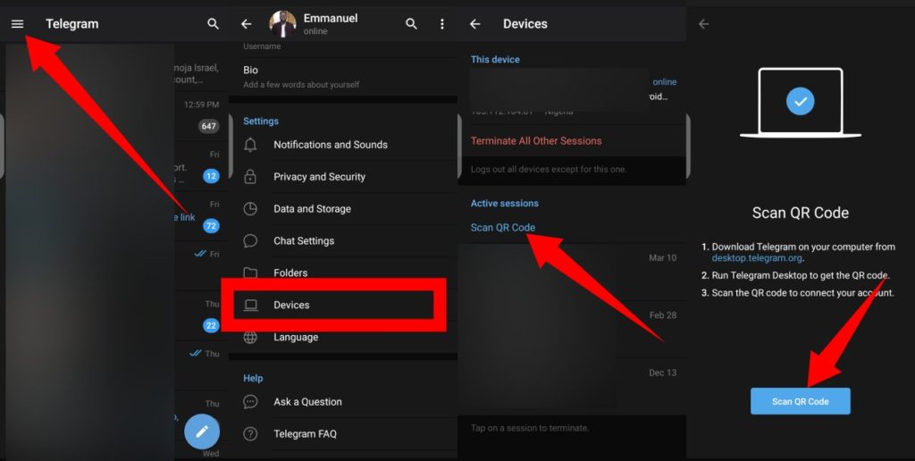 How to Share Screen in Telegram on Mobile and PC