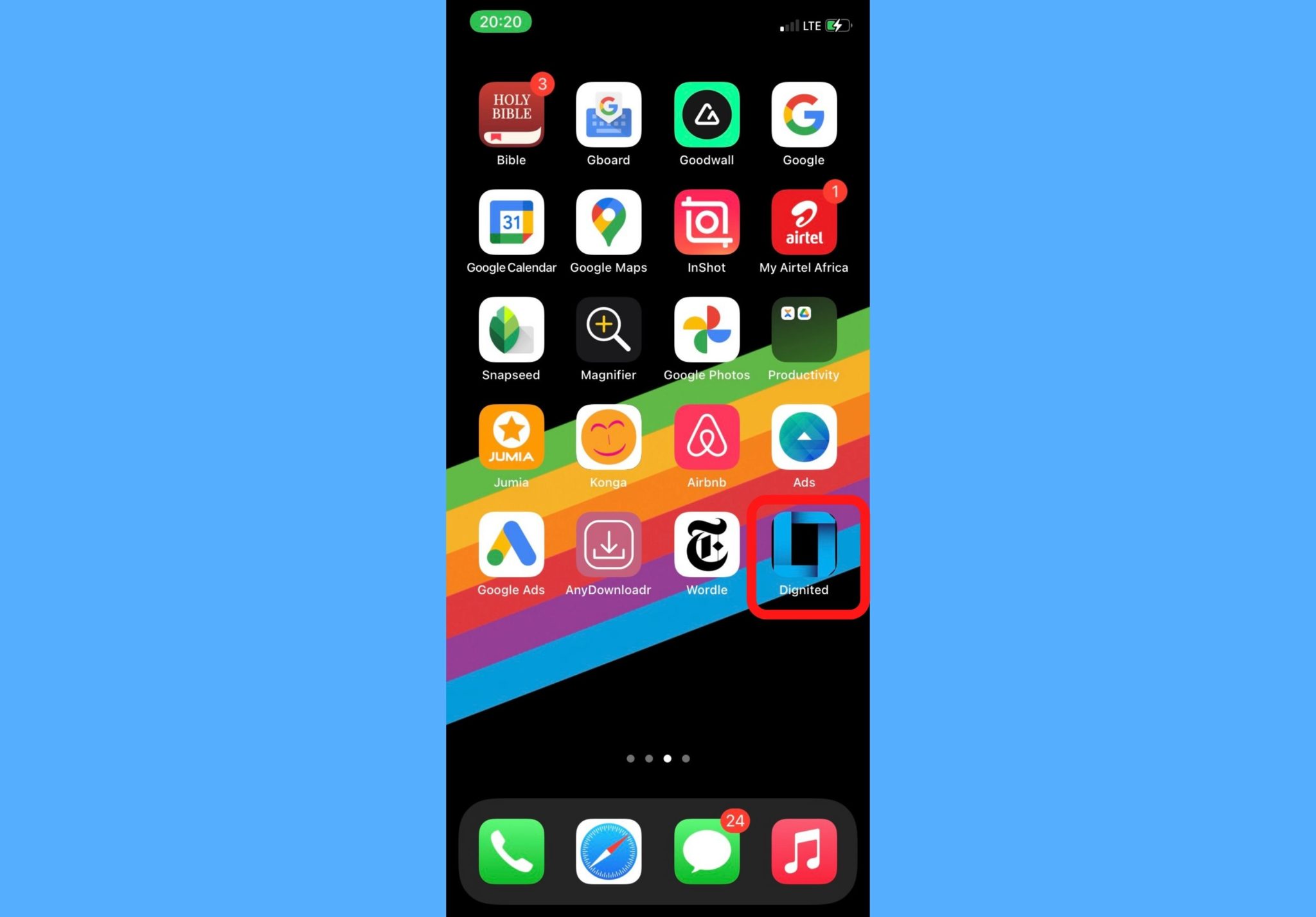 how to add website to home screen iphone 13