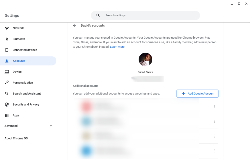 How to Add or Remove a Google Account From a Chromebook - 62