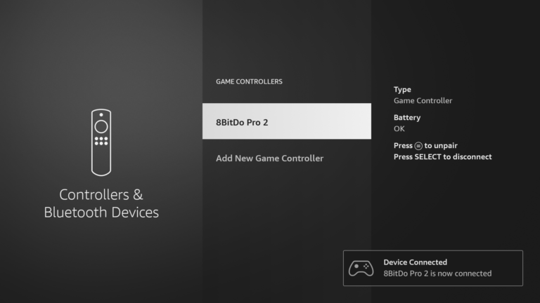 サードパーティ製コントローラーをFire TVおよびFire TV Stickとペアリングする方法