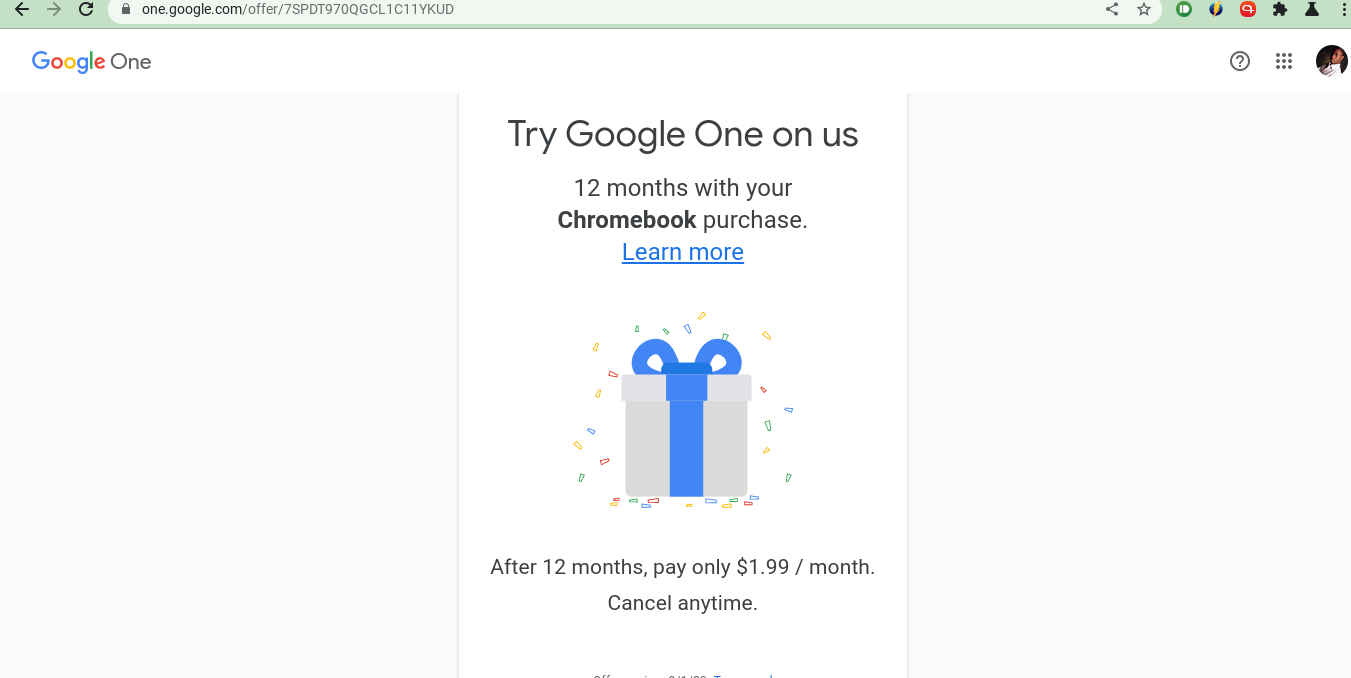 How To Activate 100GB Free Google Cloud Storage For Your Chromebook How to activate 100gb free google cloud storage for your chromebook