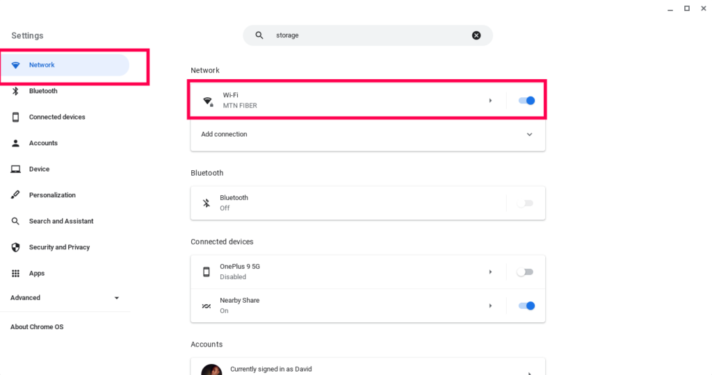 How to find your Chromebook Mac and IP address - 24