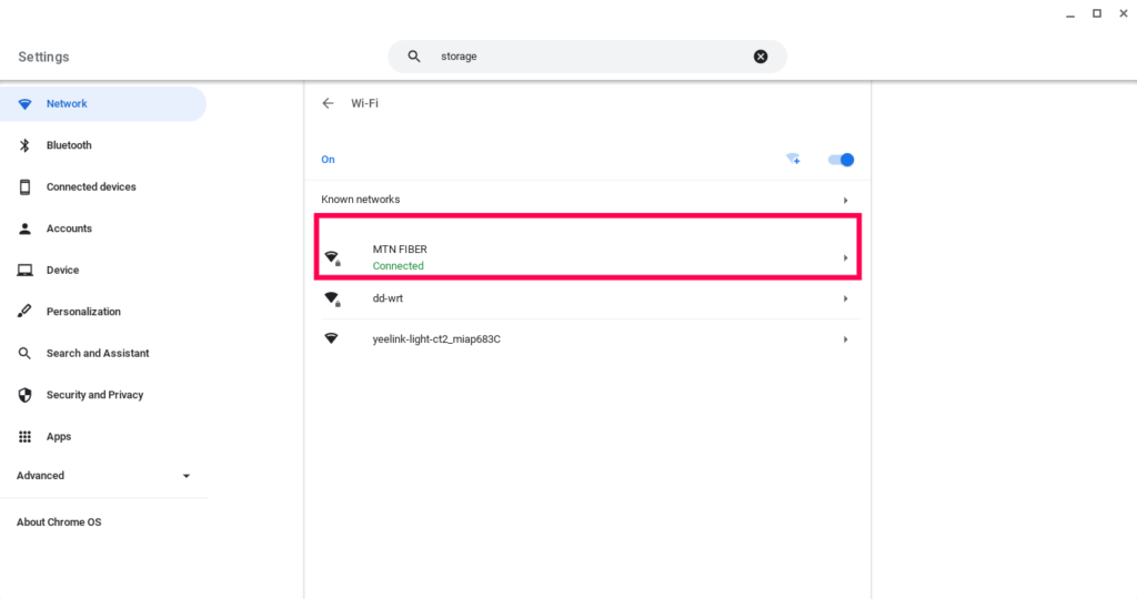 How to find your Chromebook Mac and IP address - 60