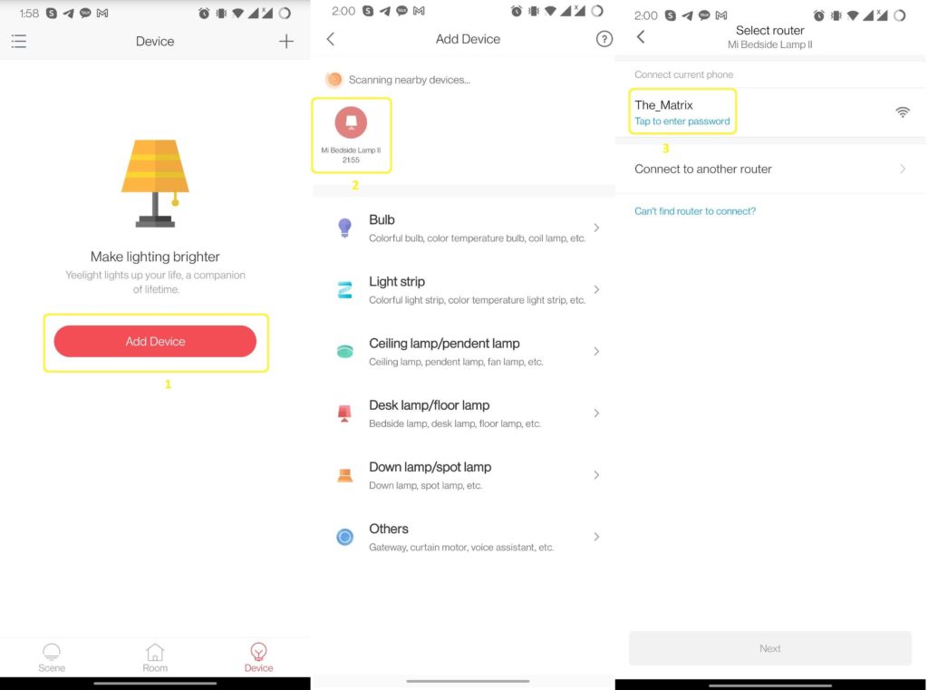 Yeelight sales mi home