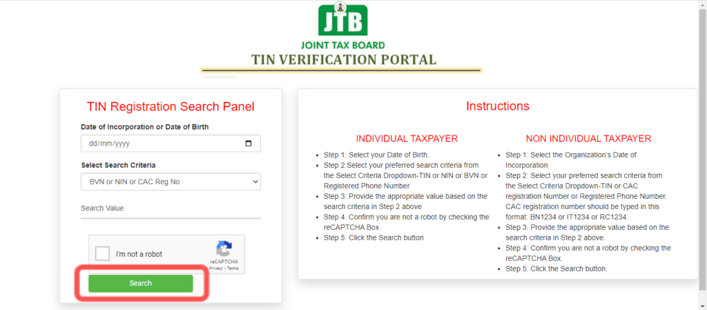 Tax Identification Number