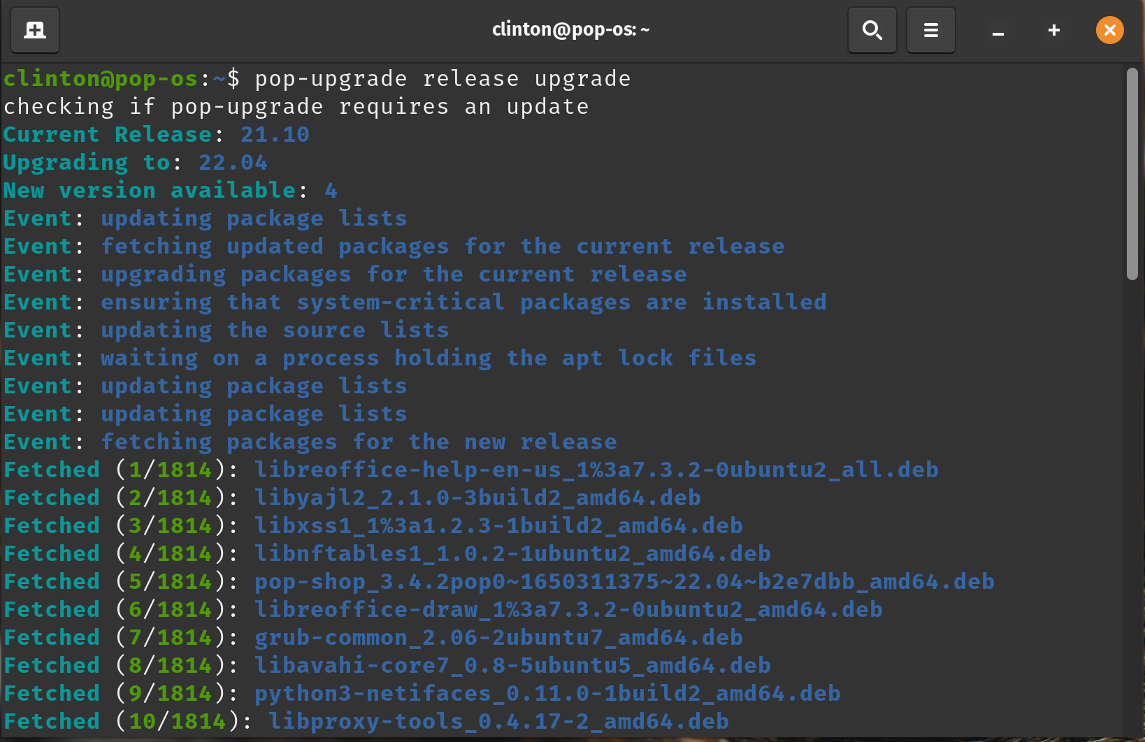 How to Upgrade to Pop OS 22.04 LTS from older Builds