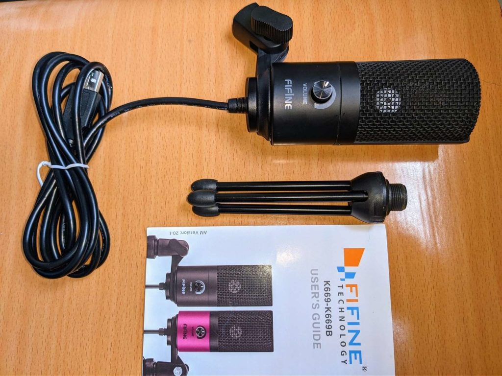 Fifine K669B USB Condenser Microphone Review: Fine, oh so fine