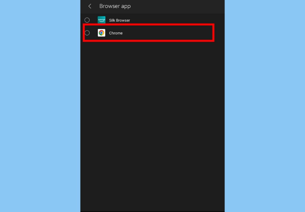 How to Set Chrome as the Default Browser on Fire Tablet - Dignited