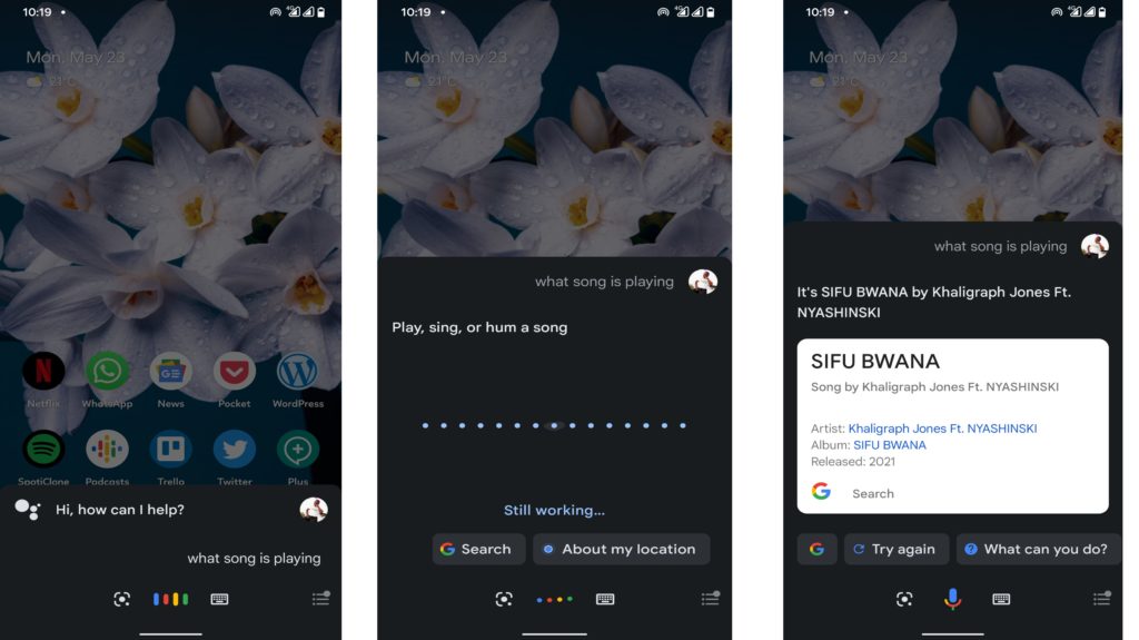 google assistant alternative to shazam