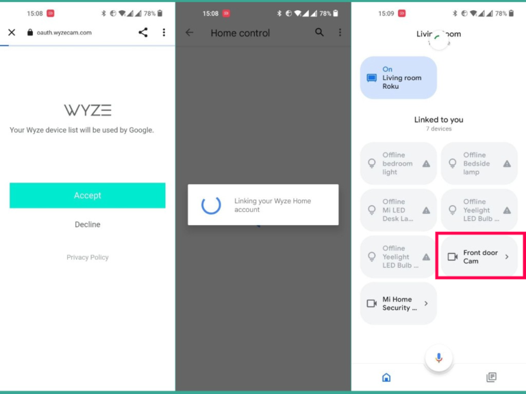 How to connect Wyze camera to Google Home app and Voice Assistant