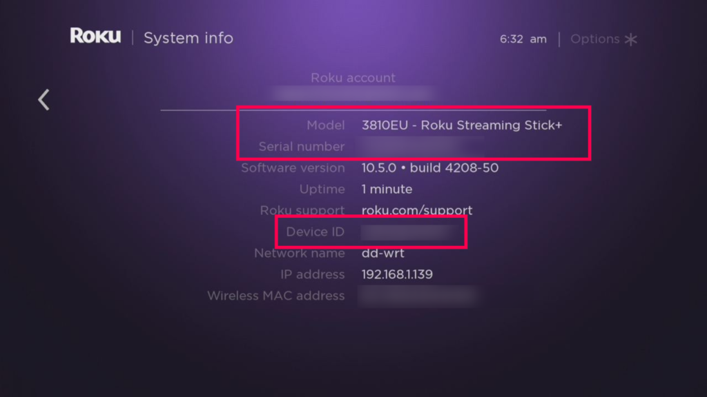 How To Find The Model And Serial Number Of Your Roku Streaming Player